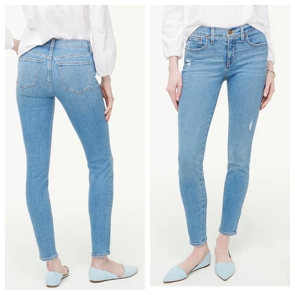 Women’s J. Crew 8" mid-rise skinny jean in signature stretch size 31 | EUC